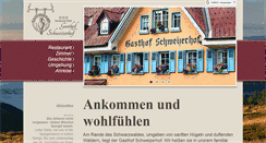 Desktop Screenshot of gasthof-schweizerhof.de